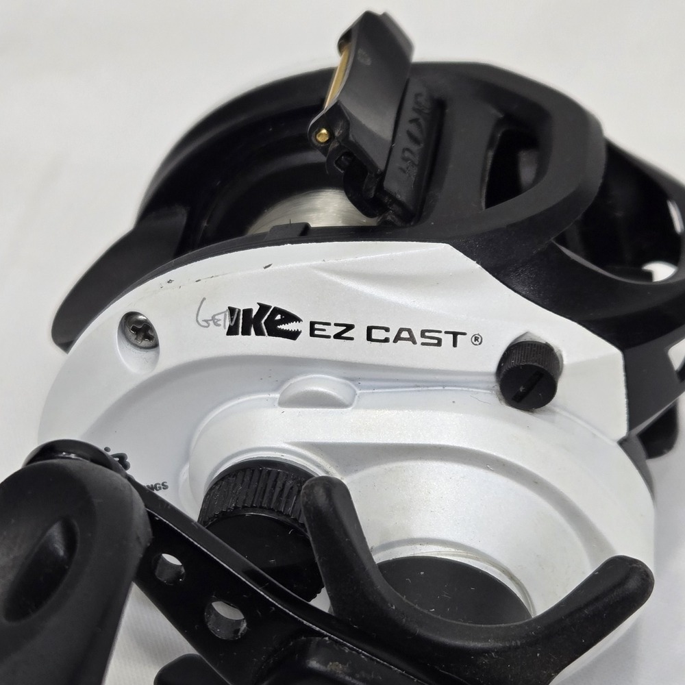 Abu Garcia Ike EZ Cast White Fishing Reel 3 Bearings 6:2:1 ratio IKEEZLP - Picture 8 of 12